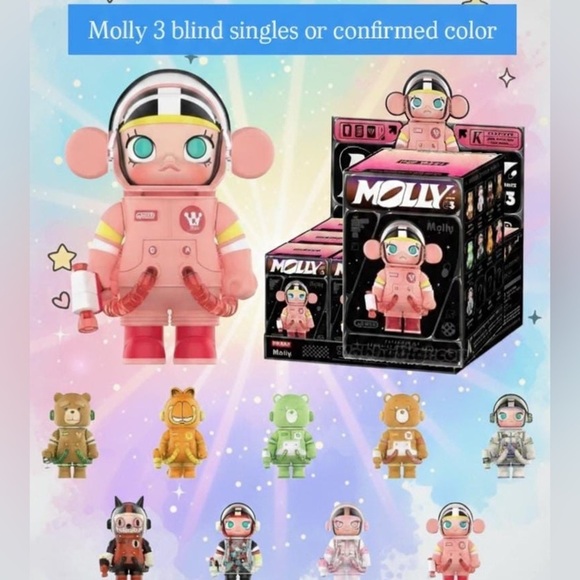 POP MART Other - Molly Pink Astronaut Action Figure